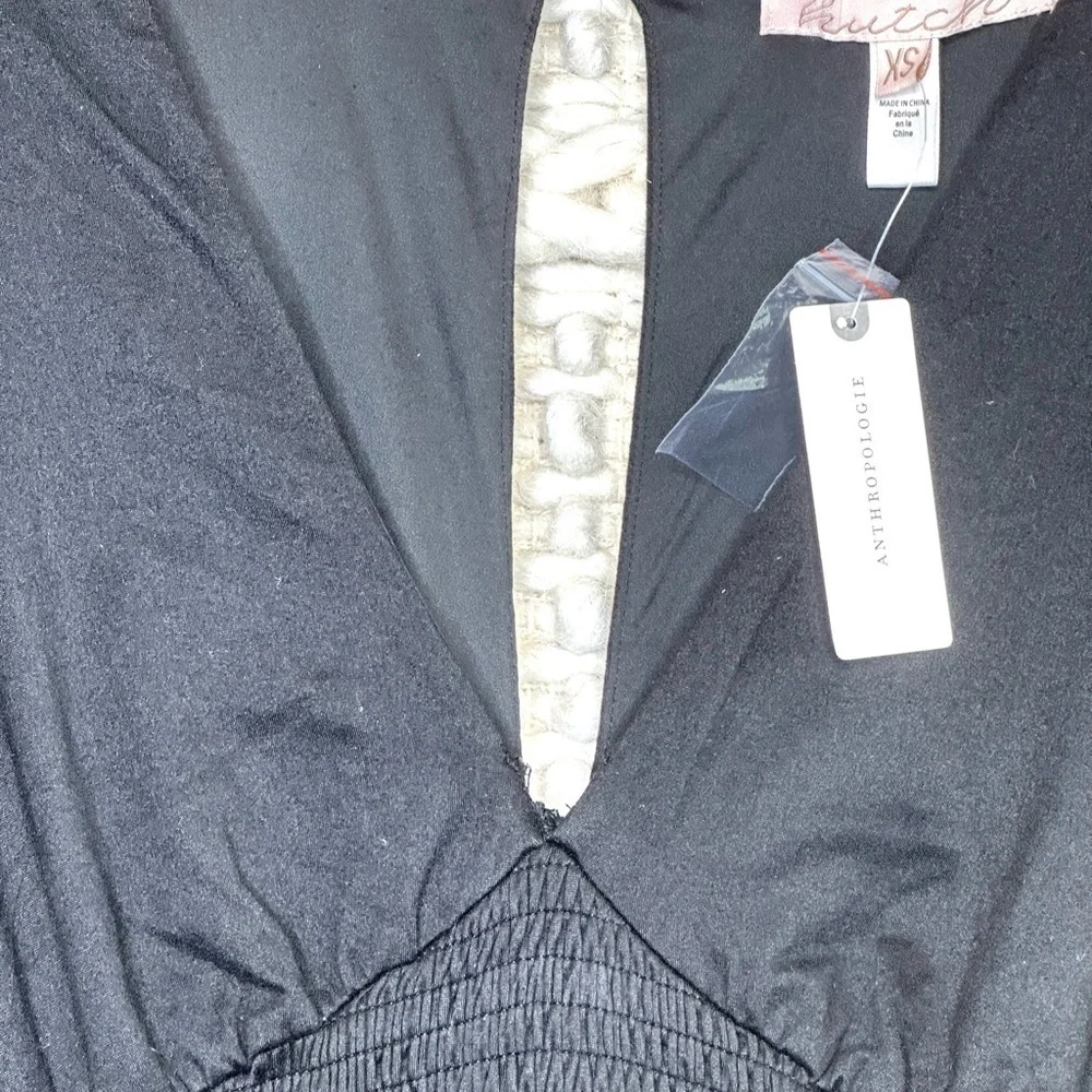 Anthropologie Hutch Wide Leg V Neck Jumpsuit